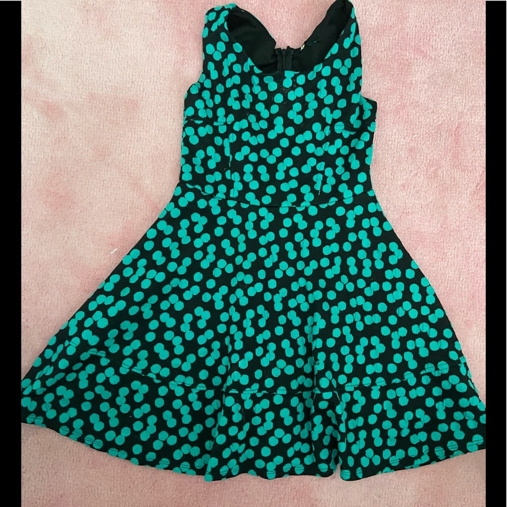 super soft poka dot dress